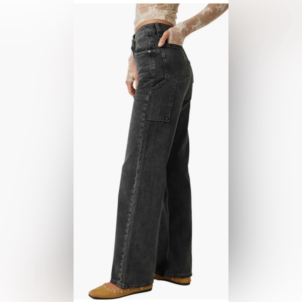 We The Free Tinsley Baggy Mid -Rise Straight Leg Size 27 - Picture 4 of 16